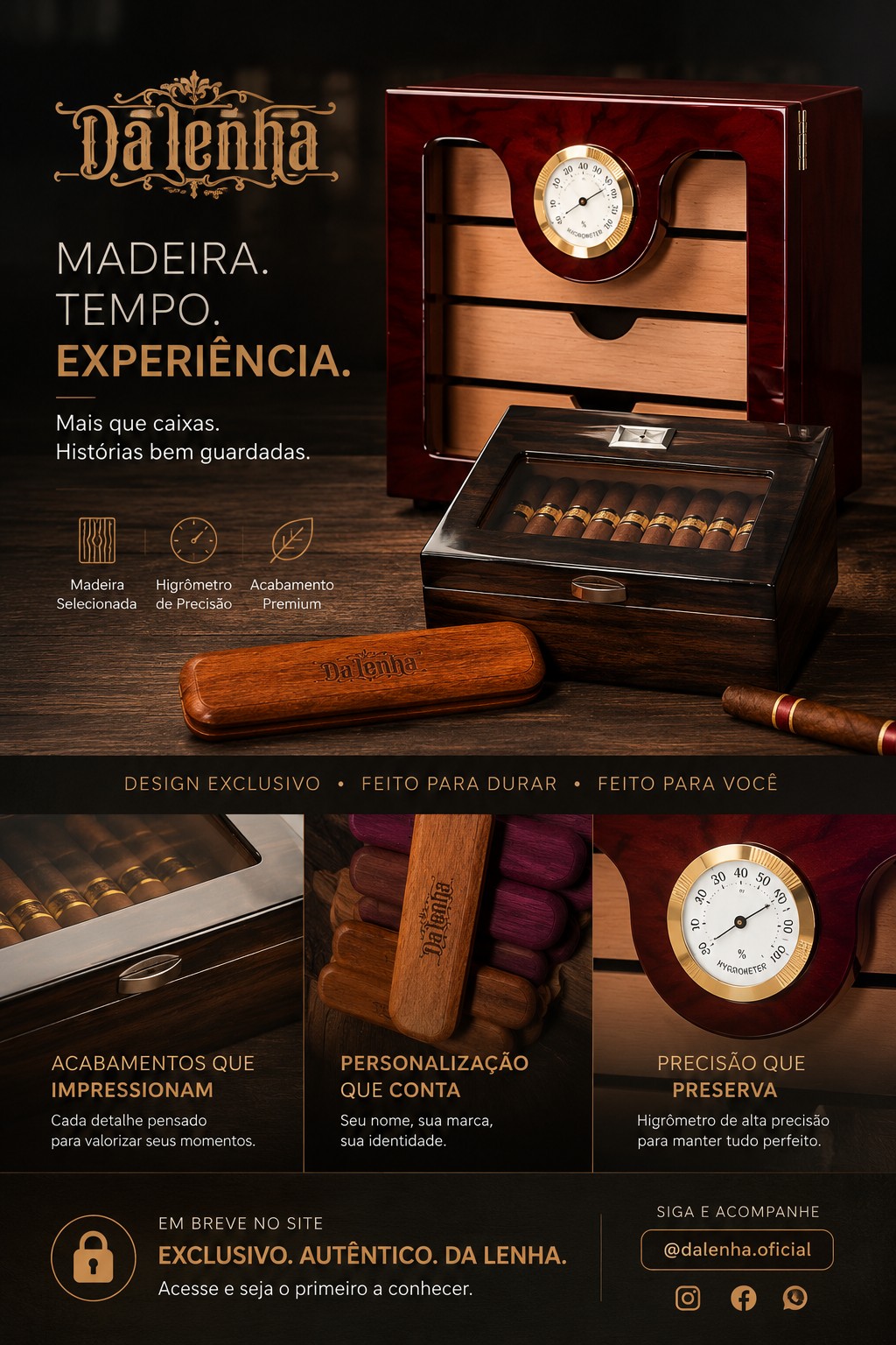 Coleção de produtos em madeira Da Lenha